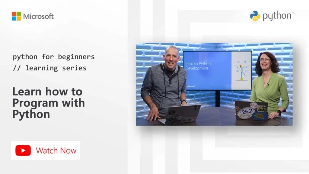 Ansehen: Intro zu Python Videoserie