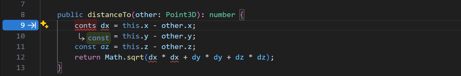 NES fixing a typo from "conts" to "const"