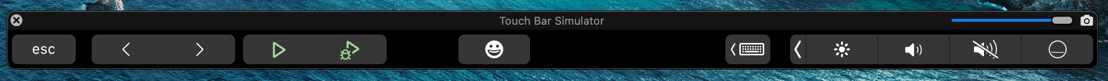 macOS Touch Bar-Icons